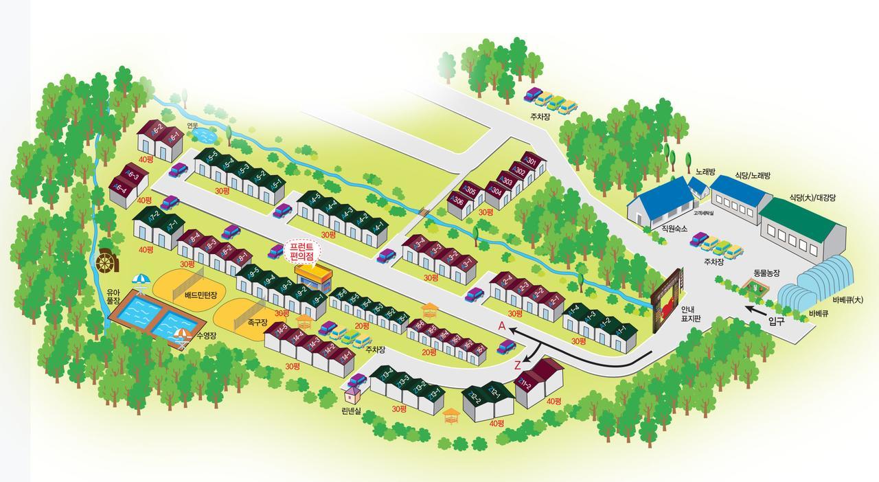 Pyeongchang Iris Pension Exterior photo